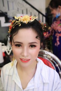 trang điểm cô dâu Trung Hoa